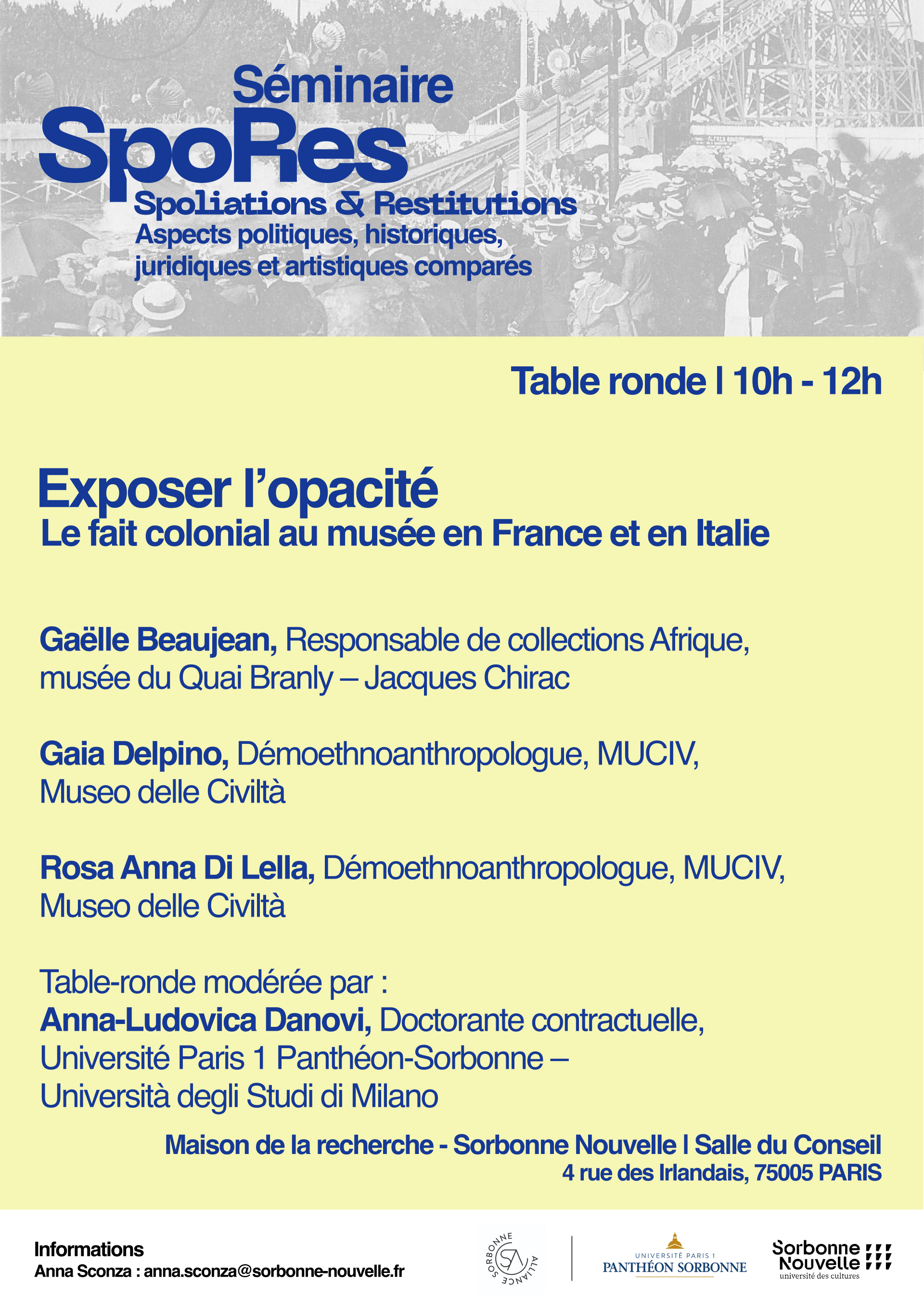 « Exposer l’opacité : le fait colonial au musée en France et en Italie »