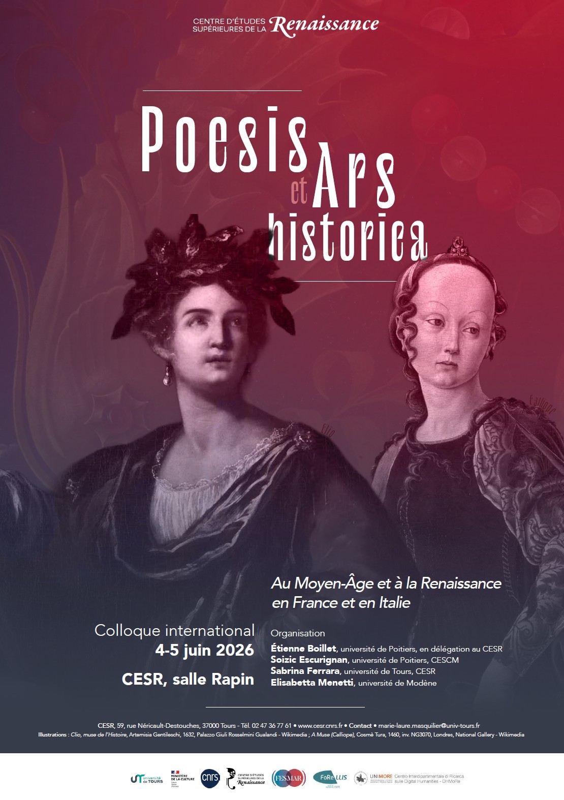 Poesis et Ars historica – Au Moyen-Âge et à la Renaissance en France et en Italie