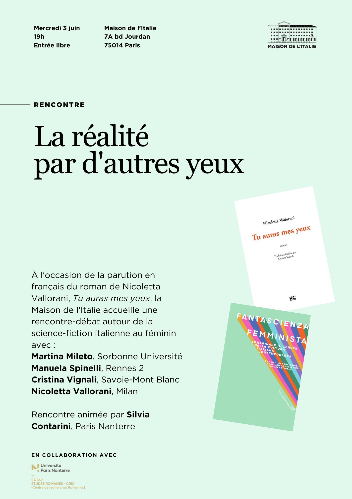 La réalité par d&rsquo;autres yeux. La science-fiction italienne